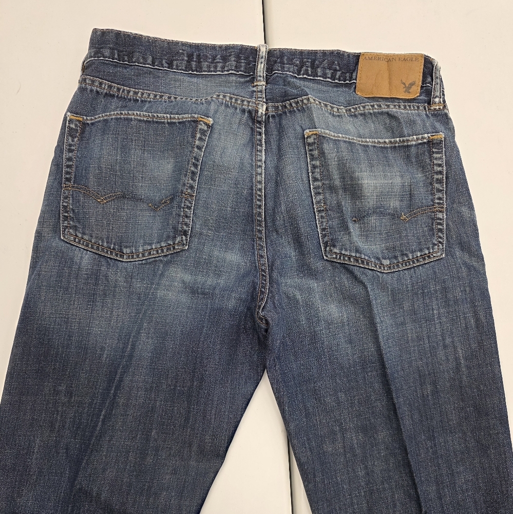 American Eagle Outfitters Men's Classic Denim Jeans - Picture 4 of 8